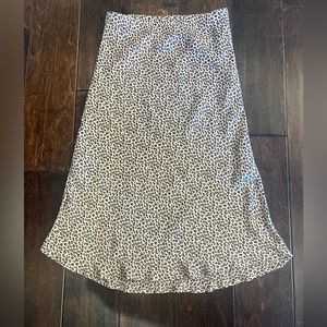 Leopard maxi skirt